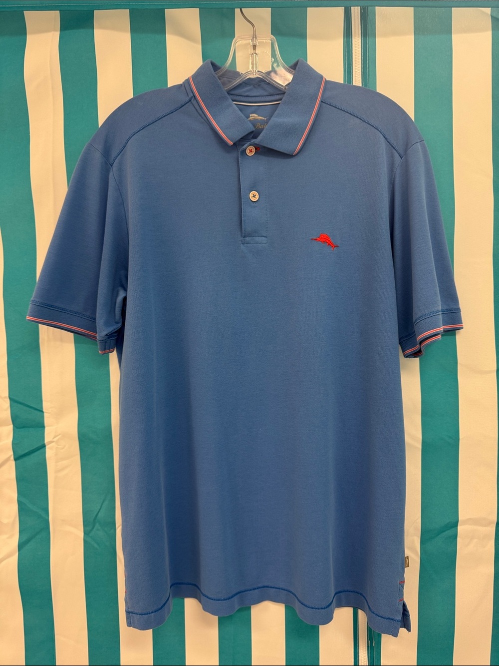 VGUC Tommy Bahama blue polo Size M